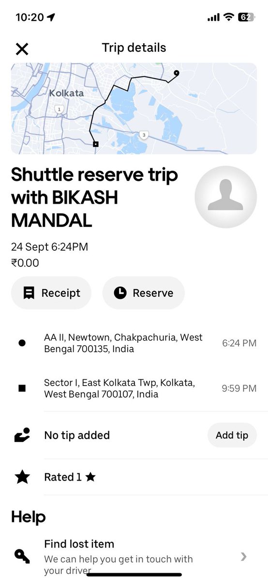debkinkini's tweet photo. @Uber_India Rode ubershuttle on 24 &amp; 26Sep;vehicle broke down both days,half way to destination. Report done according to instructions of helpcentre. No compensatory action taken.Uber should compensate in such case. Do the needful.
#ubercomplaint #uberservice @dkhos #PoorService https://t.co/ZBzCb2gPZv