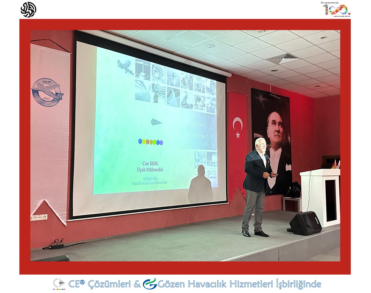 Ve başladık!

Akademik yılın ilk, serinin 21'inci semineri dün THK Üniversitesi'nde idi...

LinkedIn - lnkd.in/eRgeBU4h
Facebook - lnkd.in/eP7d8Rmh
Instagram - lnkd.in/e-YzMiPG

🇹🇷 Yaşasın Türk Tayyareciliği!