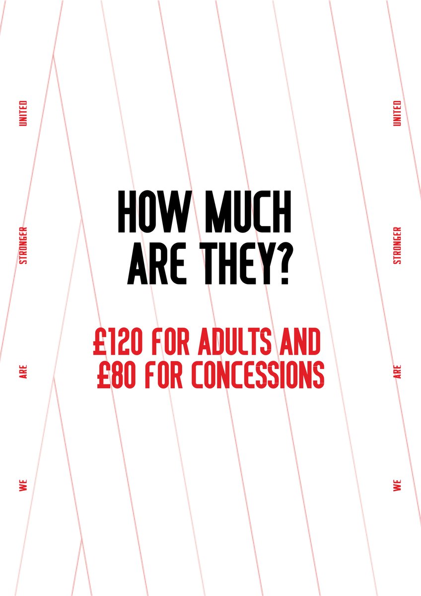 Grab yourself a Ten Ticket Book and attend our home games this season at a discounted rate!  

The offer provides good value and great flexibility. Get yourself to our football ground and get involved with 100% fan-owned football.

fc-utd.co.uk/seasontickets?…