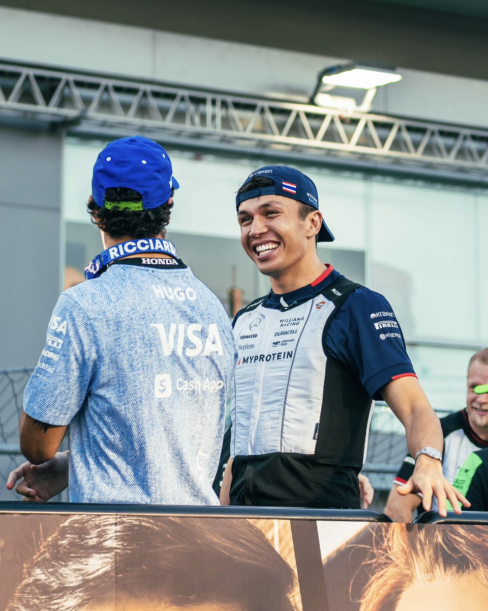 WilliamsRacing's tweet photo. The grid won’t be the same without you @danielricciardo 🫶🍯 https://t.co/z5HJQjCT2C