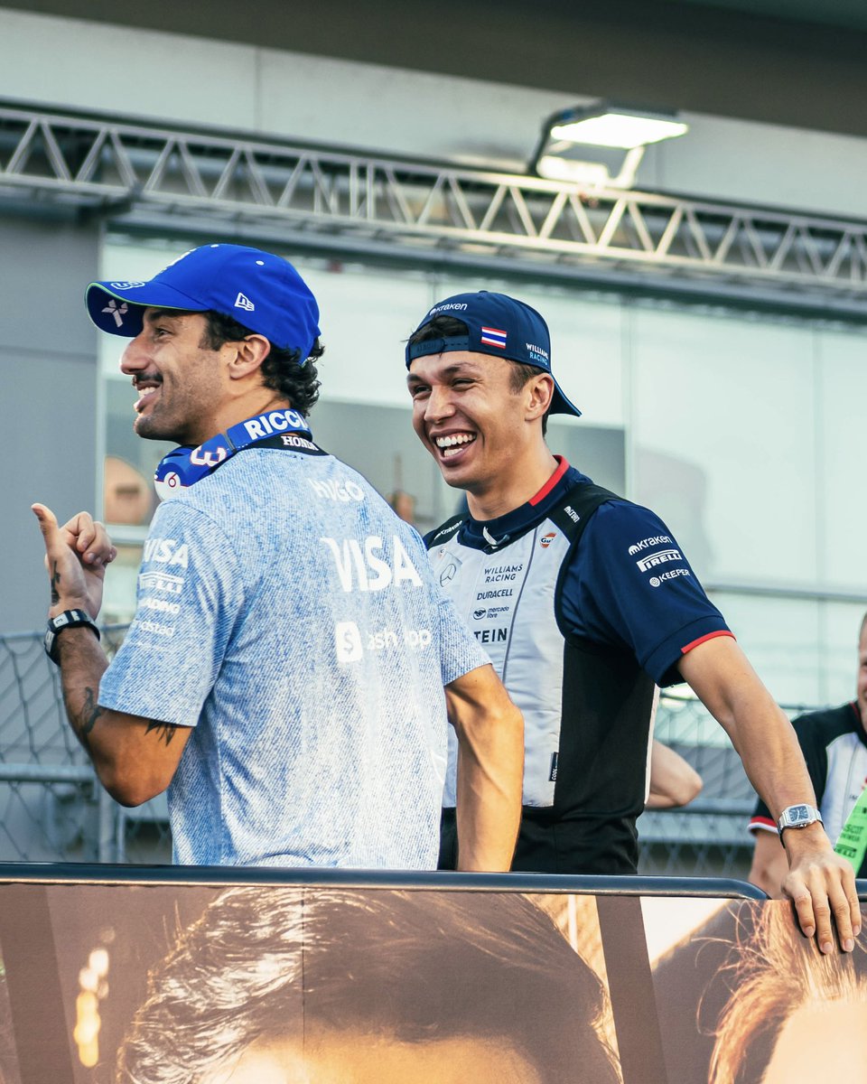 WilliamsRacing's tweet photo. The grid won’t be the same without you @danielricciardo 🫶🍯 https://t.co/z5HJQjCT2C