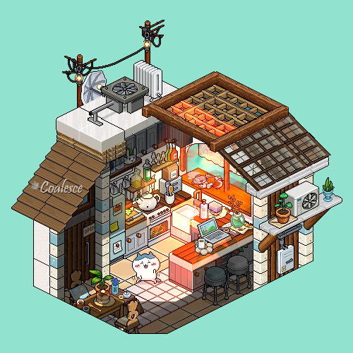 Coalesce37's tweet photo. Coastal Kitchen 🌊
ft. Dancing Hachiware💃

Chiikawa Sunset Series 3/3
#retrobuilds https://t.co/S3UDtczsNj