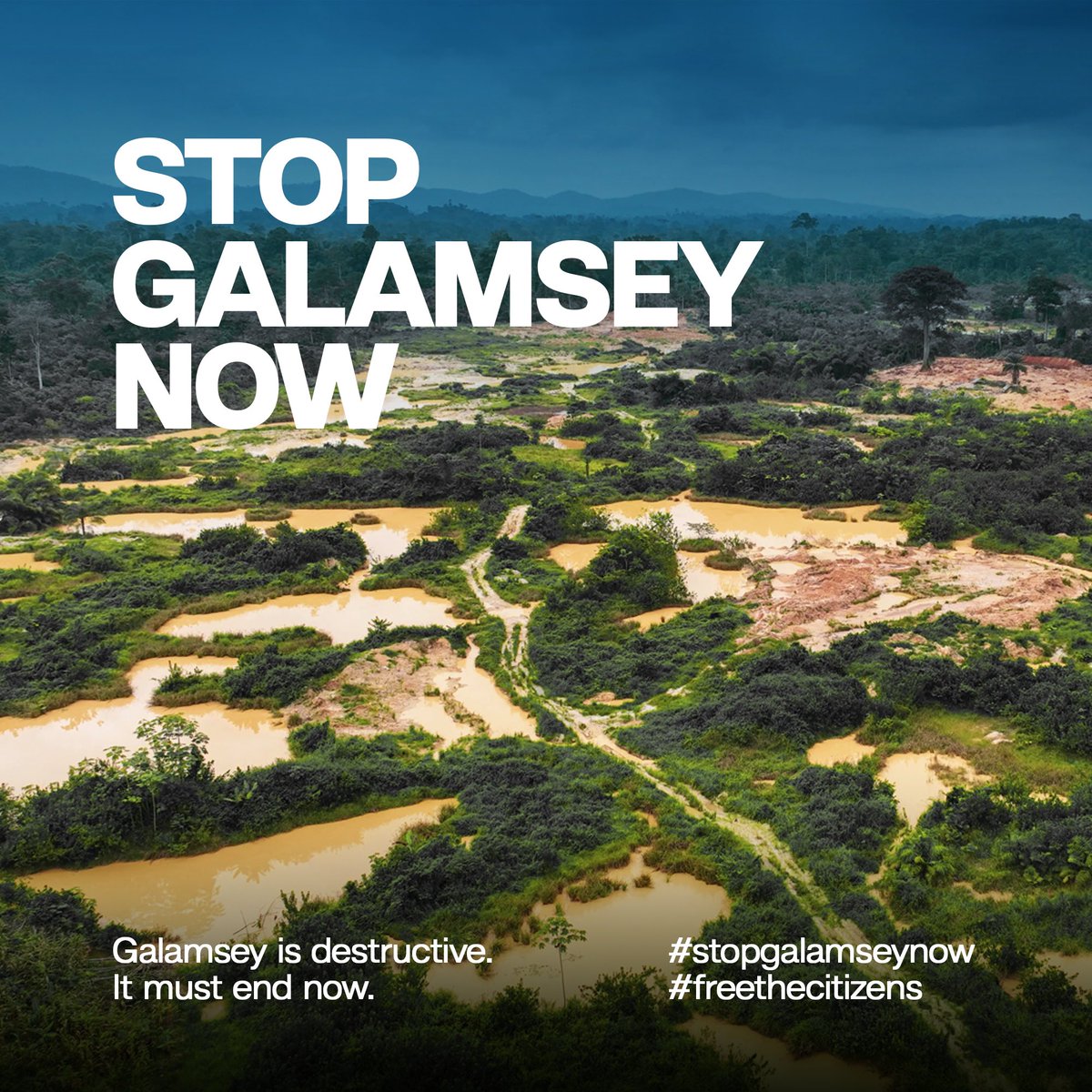 Mr_Ceyram's tweet photo. #StopGalamseyNow #FreetheCitizens https://t.co/3LQ9kGHW1O