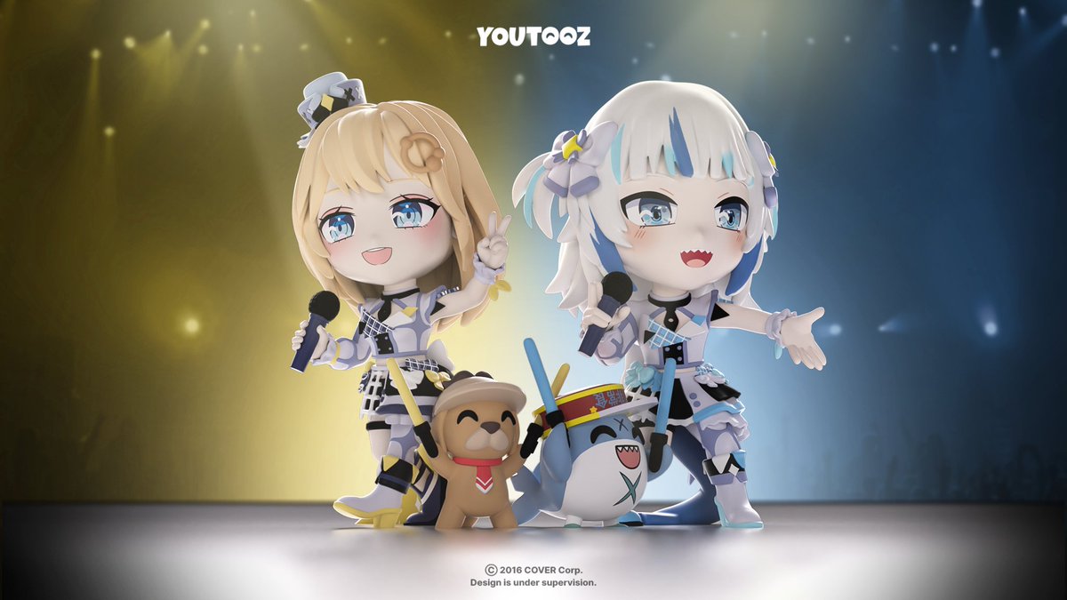 youtooz's tweet image. the internet's favorite detective and shark-girl make their youtooz debut on september 29th at 3pm est!
set your alarms, the show will begin soon🦈🔍
@hololive_En @watsonameliaEN @gawrgura