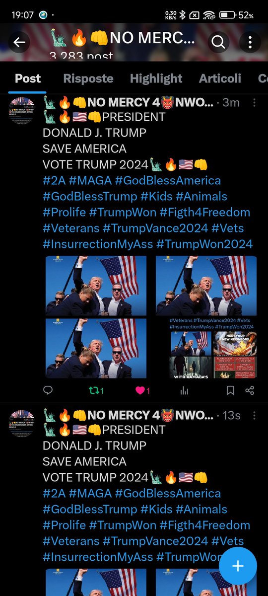JUSTICEX4PEOPLE's tweet photo. 🗽🔥🇺🇸👊PRESIDENT 
DONALD J. TRUMP
SAVE AMERICA
VOTE TRUMP 2024🗽🔥🇺🇸👊
#2A #MAGA #GodBlessAmerica #GodBlessTrump #Kids #Animals #Prolife #TrumpWon #Figth4Freedom #Veterans #TrumpVance2024 #Vets #InsurrectionMyAss #TrumpWon2024 https://t.co/Ra90eF9Xok