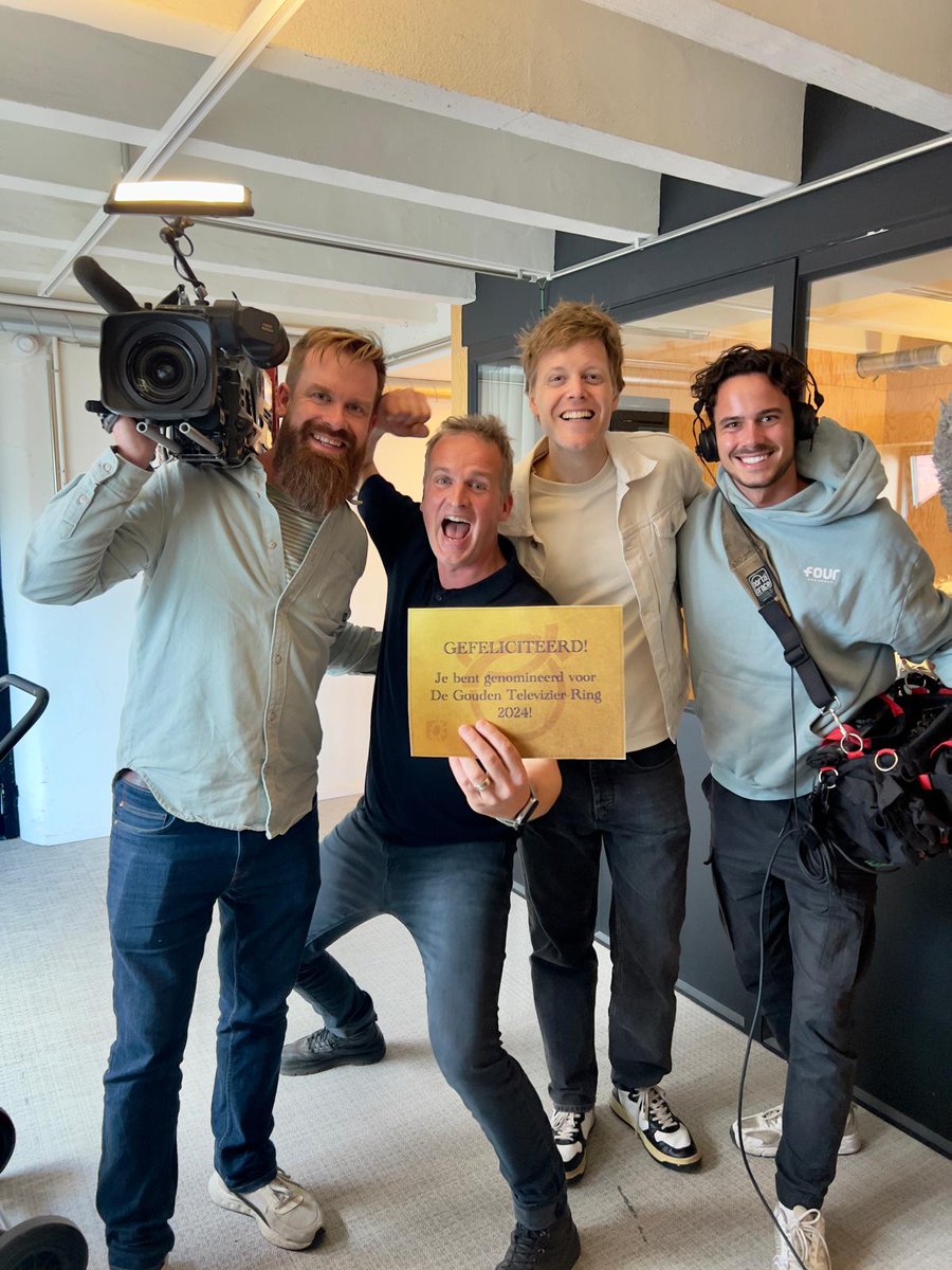 vpro's tweet photo. 'Dwars door de Lage Landen' is genomineerd voor de Gouden Televizier-Ring 2024! Op 17 oktober wordt in Koninklijk Theater Carré bekendgemaakt of Arnout, Philippe en Ruben met de prijs naar huis gaan. Kijk de serie op NPO Start: https://t.co/75s9x6jJgC https://t.co/BHI2VqAnh8