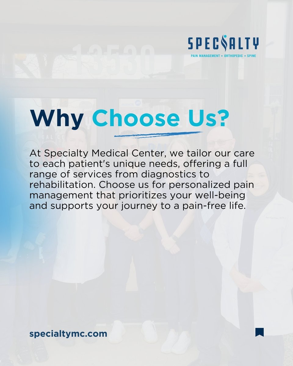 specialty_mc's tweet image. #PainFreeLife #AdvancedPainCare #PainSolutions #ReliefFromPain #PainRecovery #ManagingPainBetter