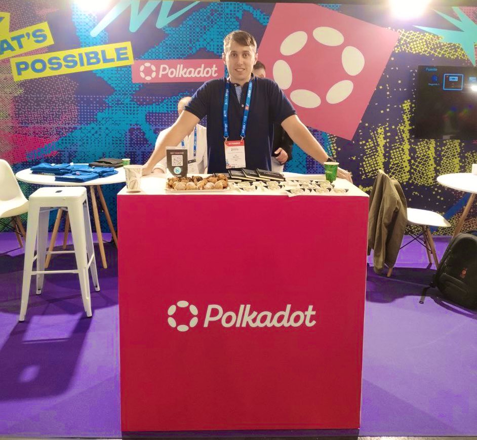 Bean_D10S's tweet image. Amazing last two days talking about Polkadot and @onpopio at @EBlockchainCon