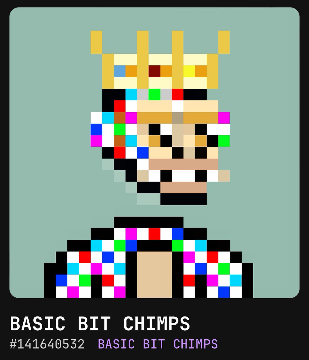 BASICBIT_CHIMPS's tweet photo. GLITCH KING CHIMP DELIST CONTEST!!!

Like / RT / Comment / Drop addy to enter (48 hours)

🔥 Winner must be a holder and have all chimp pieces delisted 🔥 

#doge #doginals #drc20 #sendchimps #bbc #basicbitchimps https://t.co/aQRjpuQRSv