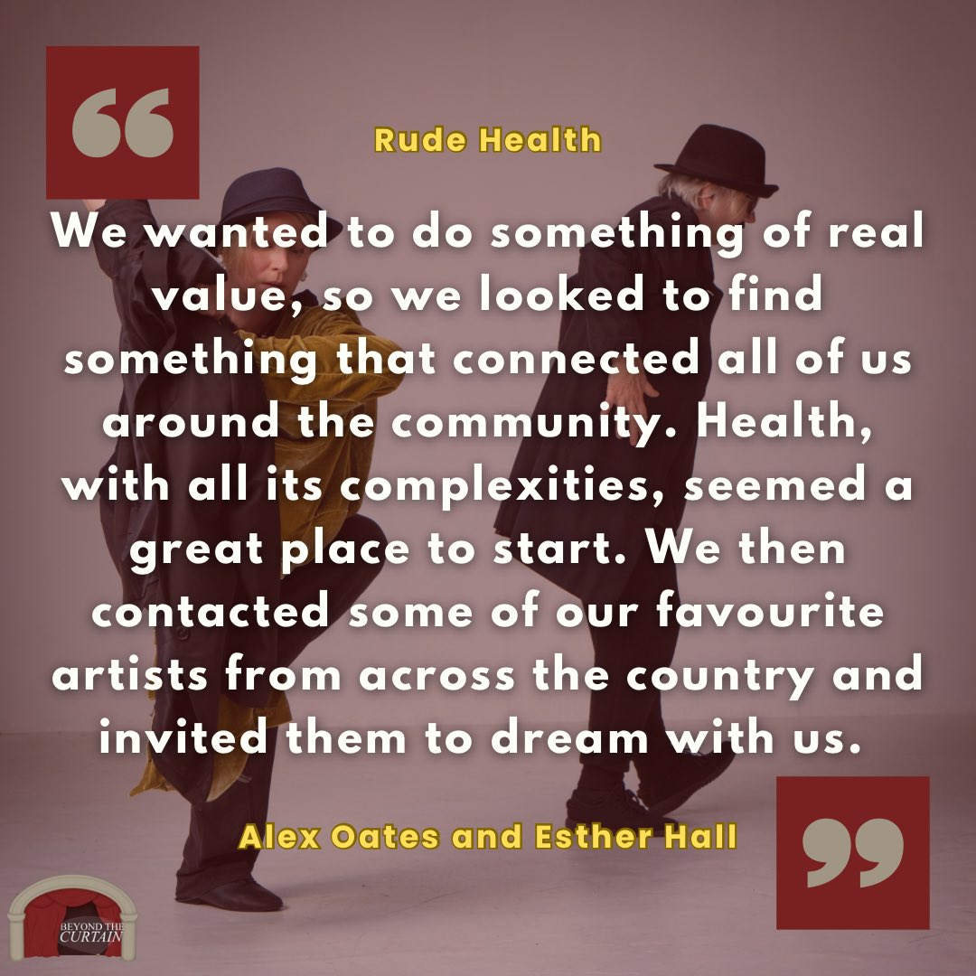 “The sort of work we’re spotlighting is the kind of work that falls between the cracks of commercial theatre and publicly funded theatre”

<a href="/esther_huss/">Esther Huss</a> and <a href="/FunkSmuggler/">Alex Oates</a> chat Rude Health ahead of the festival heading to <a href="/ICambois/">The Tute Cambois</a>.

beyondthecurtain.co.uk/2024/09/alex-o…