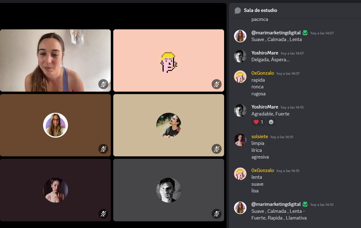 Musica_W3's tweet photo. Recién empezamos! Taller de canto para todos los niveles! de la mano de esta gran cantante y artista: @sofiadugas , que participó en nuestro último drop colectivo!

Está siendo increíble los invitamos a sumarse al discord, allí pasamos link ;) https://t.co/z9N63lPZNP