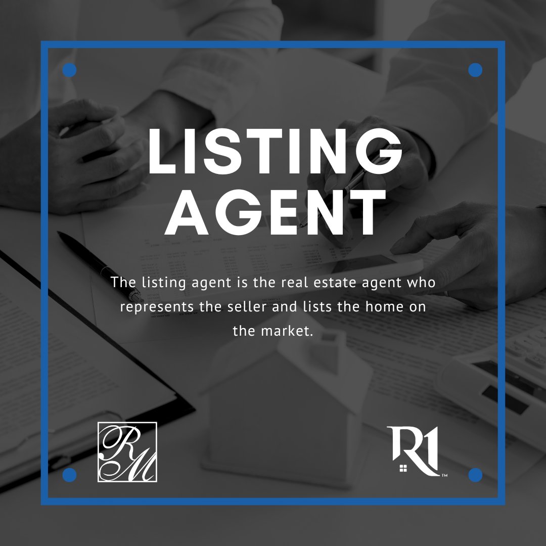 rickmoorecom's tweet image. #Glossary

Listing Agent:
The listing agent is the real estate agent who represents the seller and lists the home on the market.

#RickMoore #RickMooreTeam #MelindaSkogerson #R1RealEstate #R1Washington #DesertAire #DesertAireRealEstate #Mattawa #DesertAireMattawa
