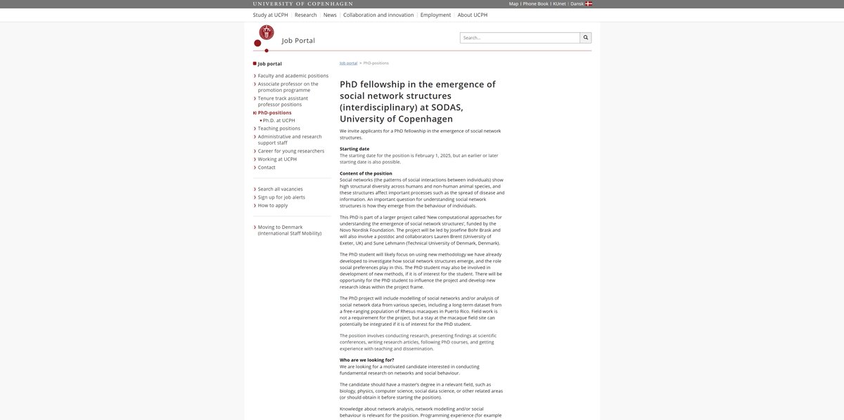 UCPH Behavioural Ecology Group tweet media