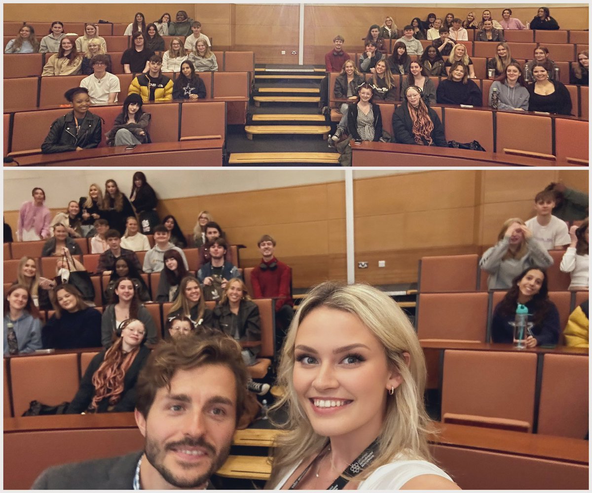 9 years ago, Richard and I attended our induction as Sociology undergraduates at @McrMetCrimSoc and 9 years later, we delivered the induction to our L4 Sociology students.

It was a real full circle moment &amp; we were honoured to welcome our new and talented Sociologists to MMU 🌟
