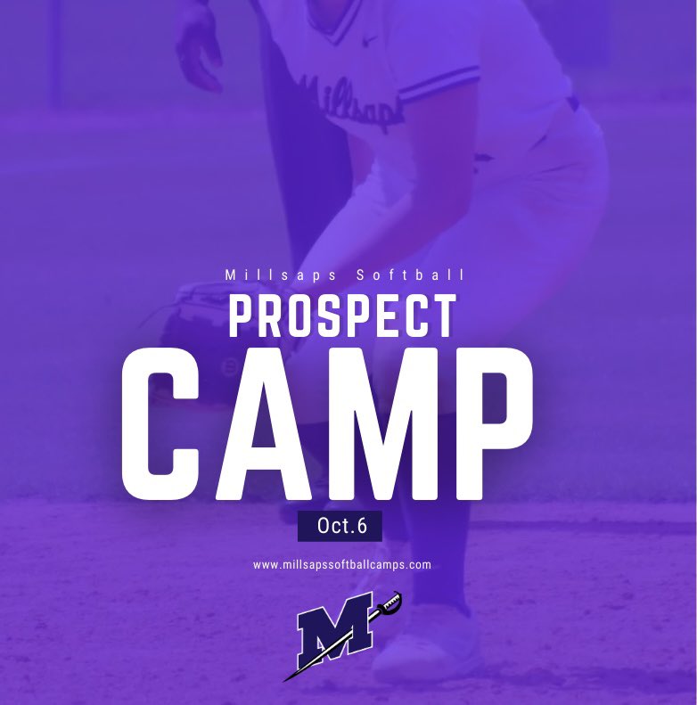 Our softball camp is quickly approaching! 🥎 
Make sure you register at the link in our bio! Go majors!!