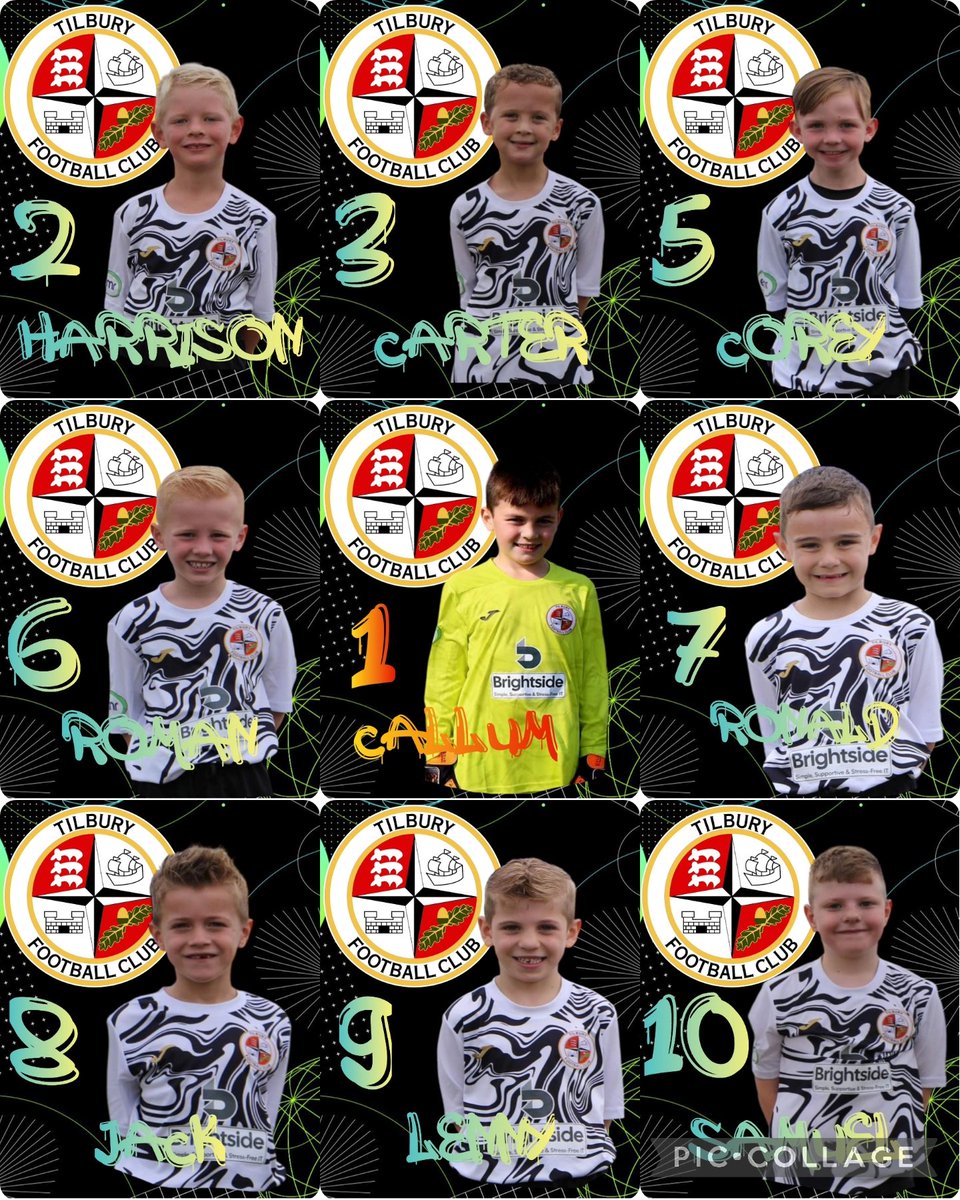 faye7's tweet photo. My u7 team @tilburyfc @U7Titans for the 24/25 season https://t.co/M6x9grkuPO