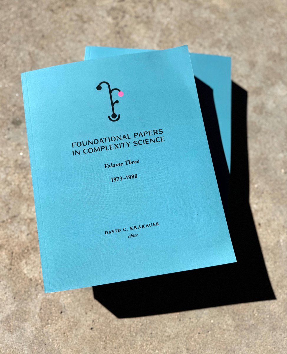 SFIPress's tweet image. It’s all coming together! Foundational Papers in Complexity Science Volume 3 is now available. Learn more and purchase: sfipress.org/books/foundati… #FoundationalPapers #complexityscience