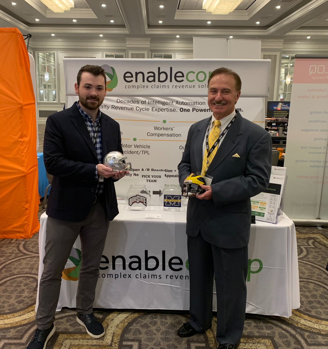 EnableComp (@enablecomp) on Twitter photo EnableComp is at HFMA Region 6 in Columbus, OH! 🎉 Visit Booth #35 to meet Holden & Ray, learn about our Specialty RCM, and enter to win a signed mini football helmet! 🏈 Choose <a href="/OhioState/">Ohio State</a> (#RyanDay) or <a href="/UMich/">University of Michigan</a> (#JohnHarbaugh) !
#hfmaregion6 #specialtyrcm #revenuecycle EnableComp is at HFMA Region 6 in Columbus, OH! 🎉 Visit Booth #35 to meet Holden & Ray, learn about our Specialty RCM, and enter to win a signed mini football helmet! 🏈 Choose <a href="/OhioState/">Ohio State</a> (#RyanDay) or <a href="/UMich/">University of Michigan</a> (#JohnHarbaugh) !
#hfmaregion6 #specialtyrcm #revenuecycle