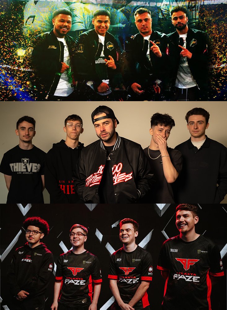 OpTic. LA Thieves. FaZe. 3 Super Teams..

CDL about to be pure cinema.. we're back 🥂