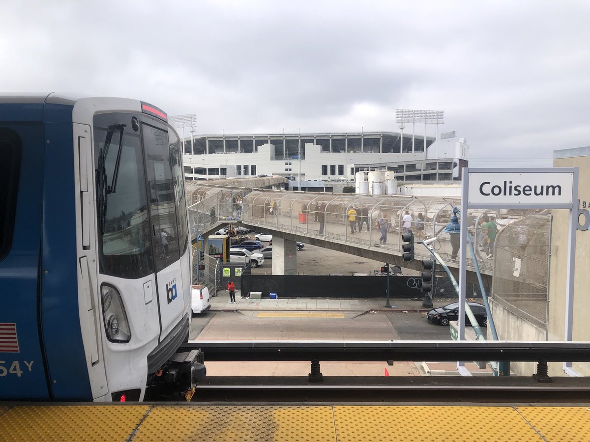 RickeyBlog's tweet image. .@SFBART driver just said “If you’re going to the last A’s game today, enjoy yourself and Eff John Fisher.”