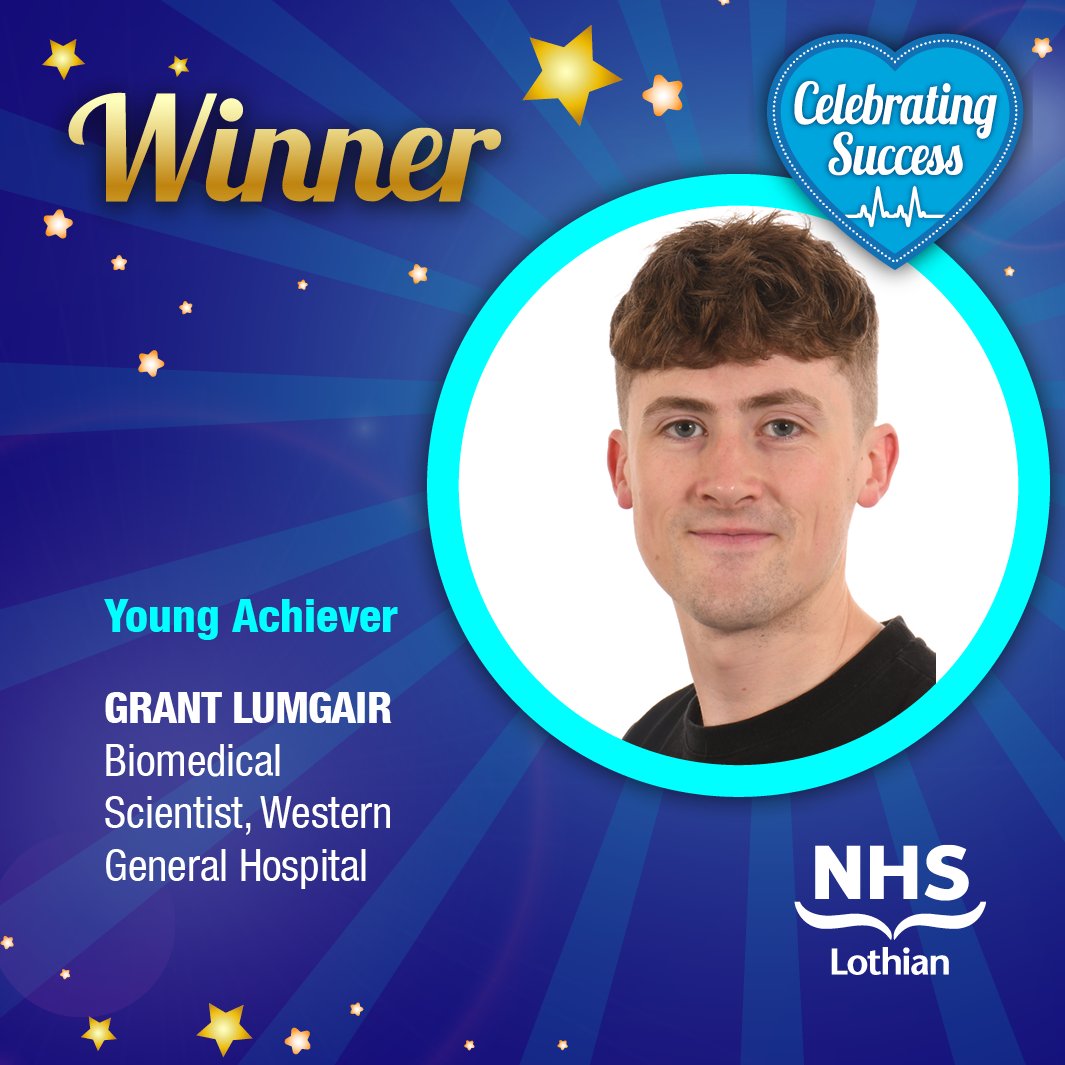 NHS Lothian (@nhs_lothian) on Twitter photo Our Young Achiever Award is for a young person who dedicates themselves to their role and our values.
🏆This year’s winner is… Grant Lumgair, Biomedical Scientist, <a href="/WghLothian/">WGH Connect</a>
👏Well done, Grant! #CSA24 Our Young Achiever Award is for a young person who dedicates themselves to their role and our values.
🏆This year’s winner is… Grant Lumgair, Biomedical Scientist, <a href="/WghLothian/">WGH Connect</a>
👏Well done, Grant! #CSA24