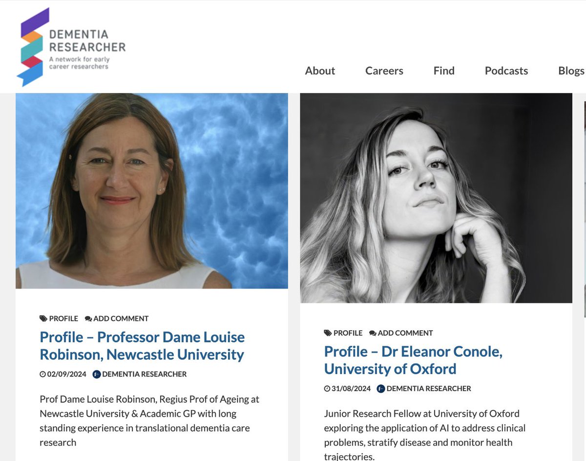 Eleanor Conole (@eleanorconole) on Twitter photo Some excellent upcoming events run by <a href="/demrescommunity/">Dementia Researcher</a> ! To include a Dementia Researcher Salon event on the 23rd October on how to prepare for your PhD viva.
Sign up here:
dementiaresearcher.nihr.ac.uk/event/salon-pr…
#DementiaResearcher <a href="/PhDVoice/">PhD Voice - Independently Run</a> #phdchat #AcademicTwitter Some excellent upcoming events run by <a href="/demrescommunity/">Dementia Researcher</a> ! To include a Dementia Researcher Salon event on the 23rd October on how to prepare for your PhD viva.
Sign up here:
dementiaresearcher.nihr.ac.uk/event/salon-pr…
#DementiaResearcher <a href="/PhDVoice/">PhD Voice - Independently Run</a> #phdchat #AcademicTwitter