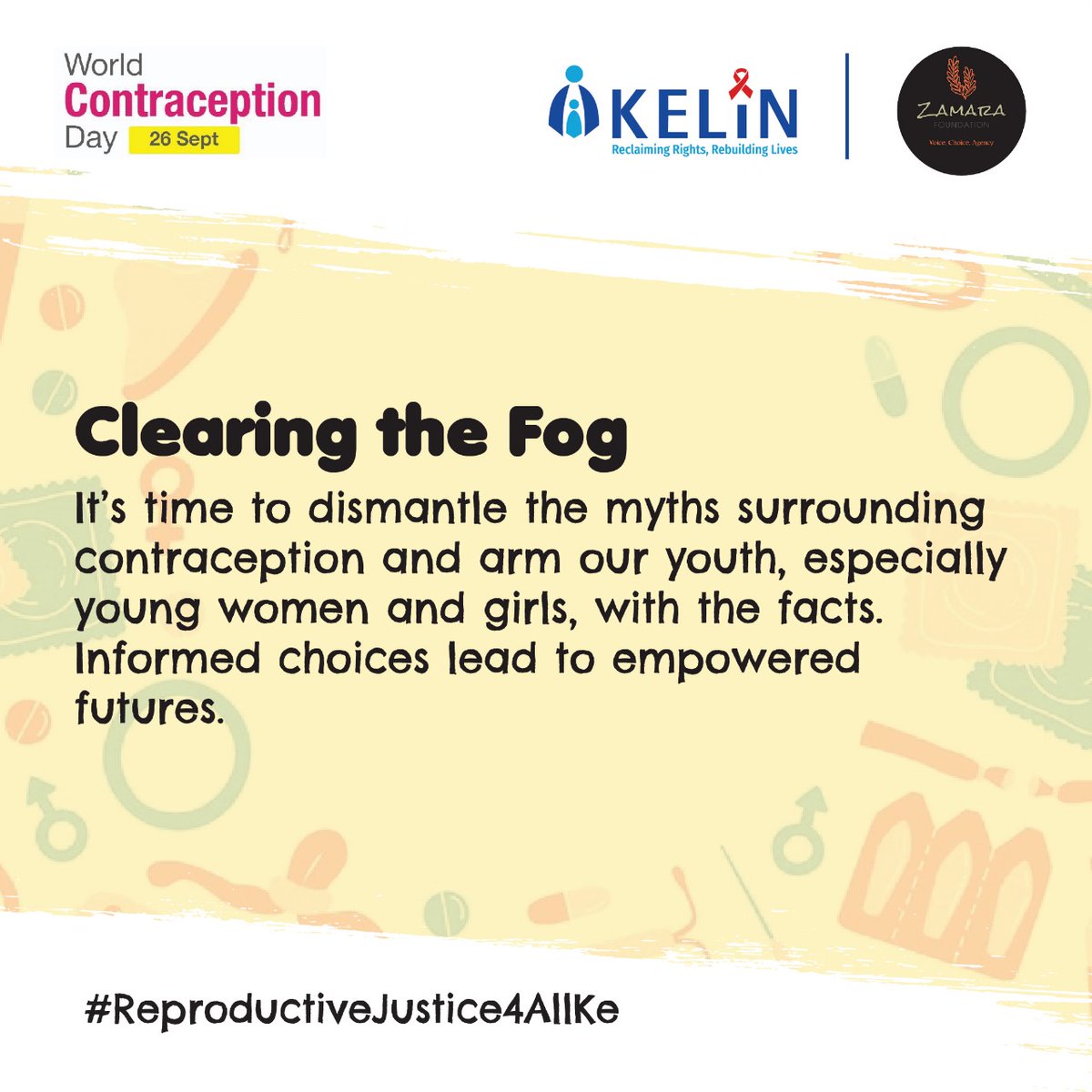 Lydiasiso's tweet photo. Informed choices lead to empowered futures! Let's empower our youth, especially young women and girls, with facts on contraception.
#ZamaraVoices #ReproductiveJustice4All https://t.co/OGcjgK8RyP