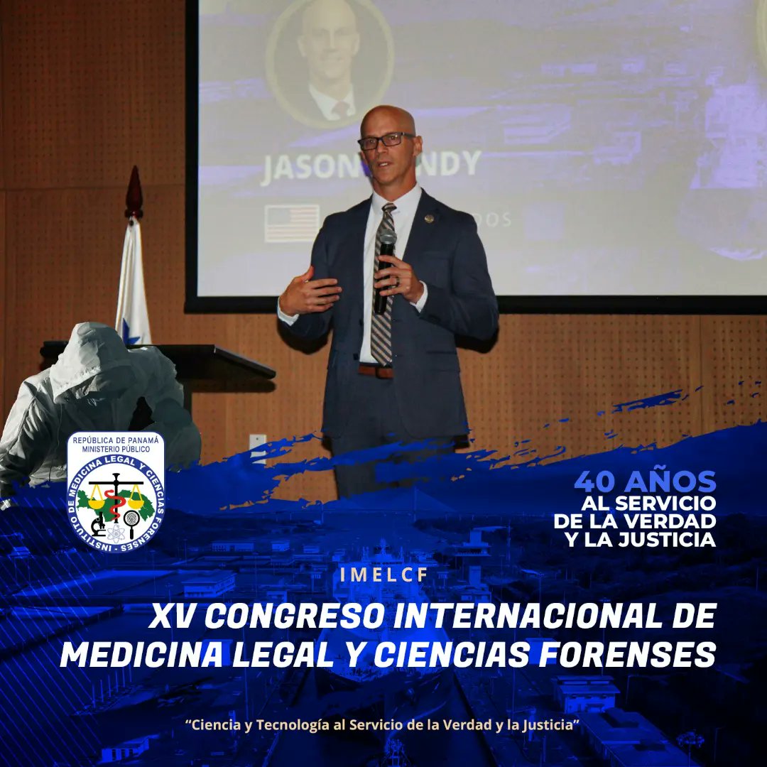 IMELCFPANAMA's tweet photo. Por segundo día, continúan las ponencias magistrales en el XV Congreso Internacional de Medicina Legal y Ciencias Forenses: “40 Años al Servicio de la Verdad y Justicia”.

#imelcf_panamá https://t.co/vcOVwuCALT