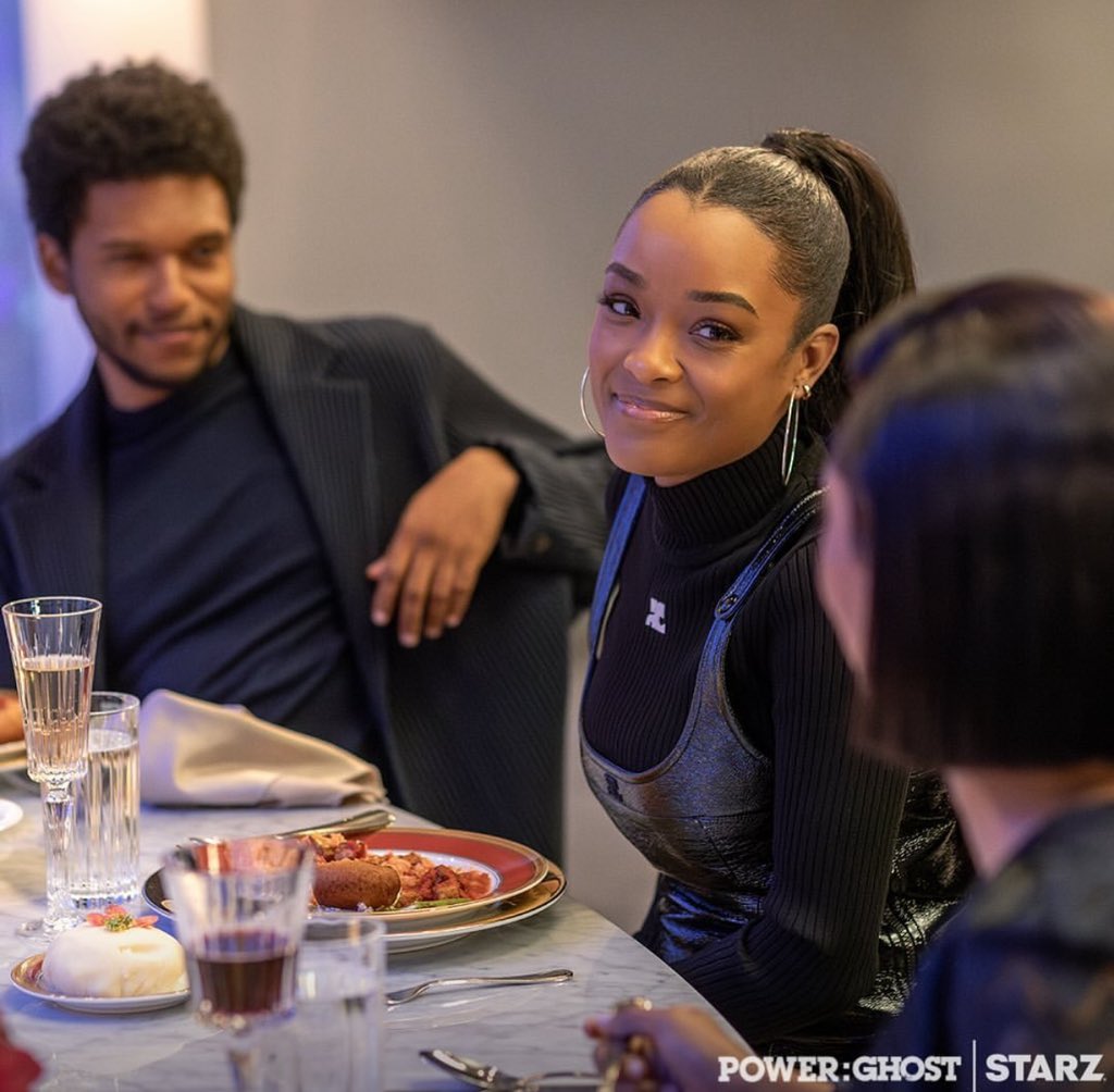 Not another family dinner before the big wedding 🤣 <a href="/ghoststarz/">Power Book II: Ghost</a> at Midnight on <a href="/STARZ/">STARZ</a> app! #PowerGhost