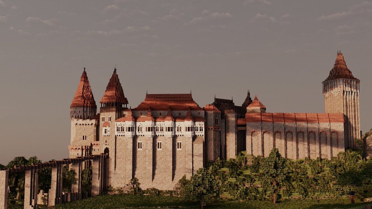 manofdutch's tweet photo. Yes!! it's done the complete Corvin castle from Hunedoara - Romania 🇷🇴 in Minecraft took a month. Now I'm going to sleep 😀 (free download in comments!) 🇷🇴 https://t.co/YKqOdQADA5