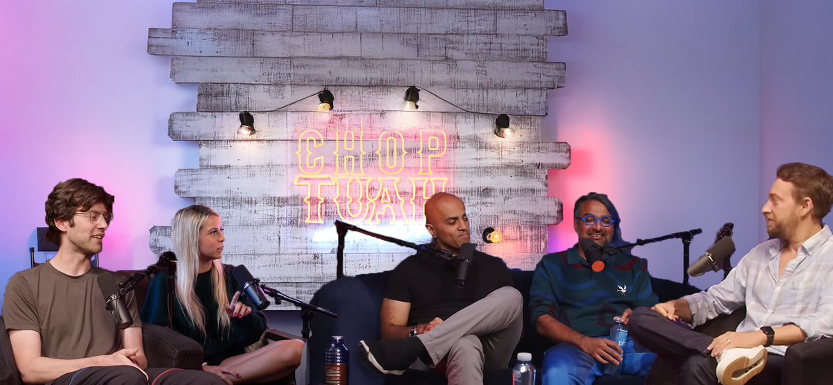 _choppingblock's tweet image. After much discussion, we’ve officially rebranded the podcast to better align with what the young Zoomers are all about these days. Exciting times ahead! #ChopTuah #NewName #KeepingUpWithTheKids