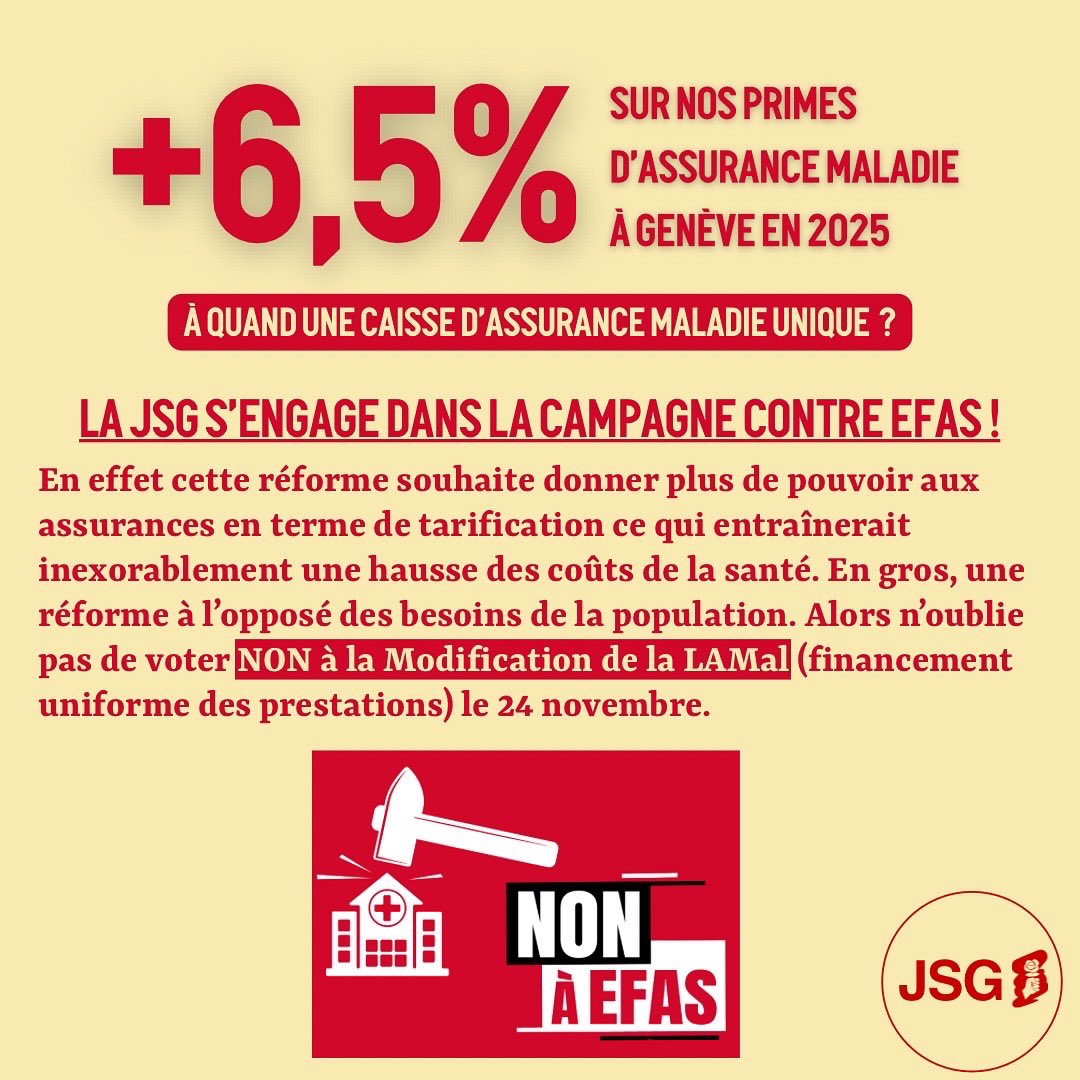 JSG - Jeunesse Socialiste Genevoise tweet media