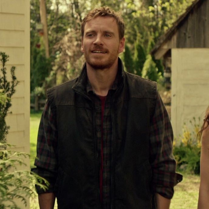 He's actually smiling after so long.