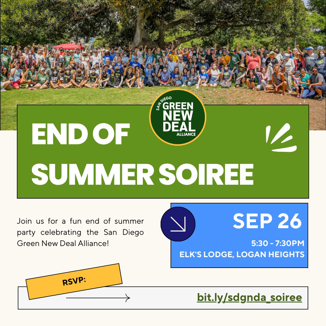 San Diego Green New Deal Alliance tweet media