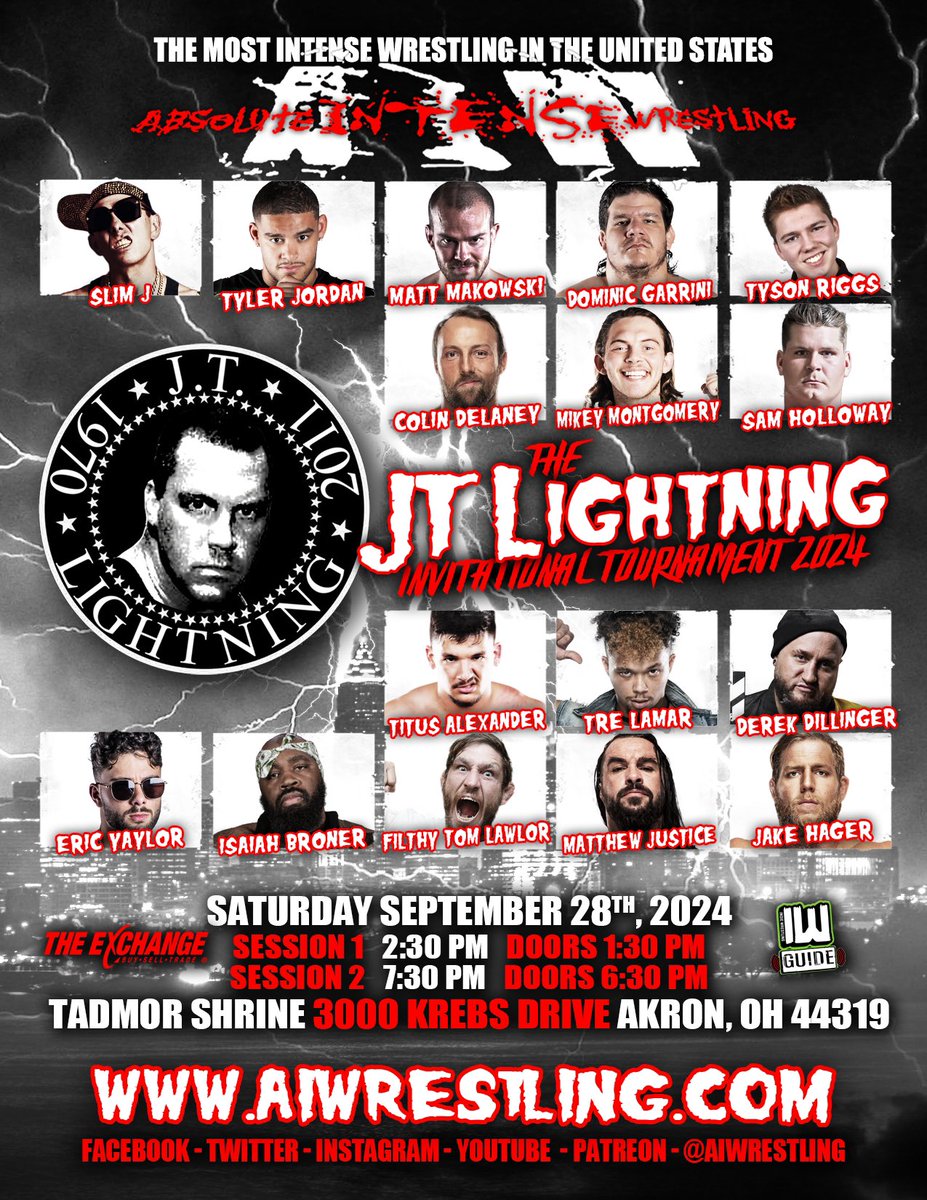dgarrinibc's tweet photo. To me #JLIT has always been one of the biggest opportunities in @aiwrestling
In 2016 I got to have my first singles match ever as a part of the tournament. In 2022 I made the finals. It truly has been my white wale, but it also is the opportunity for others to step up. Excited to share the field with 16 other hungry competitors. Hope everyone joins us in Akron this Saturday.