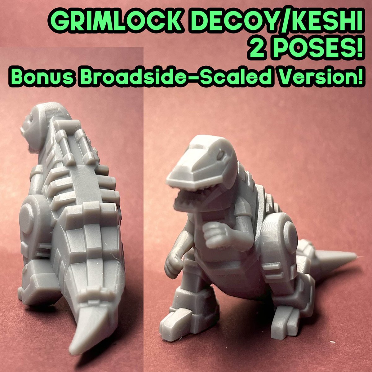 TrentTroop's tweet photo. For the #Transformers fandom, Grimlock decoy-style fig, Forged-to-Fight Ancient Tablet, #5mm #ActionMaster Prime Guns, and Guiding Hand Cyberkeys.
https://t.co/51qWPFIOJQ
#3dprinting #cults3d https://t.co/eFhNijaMy2