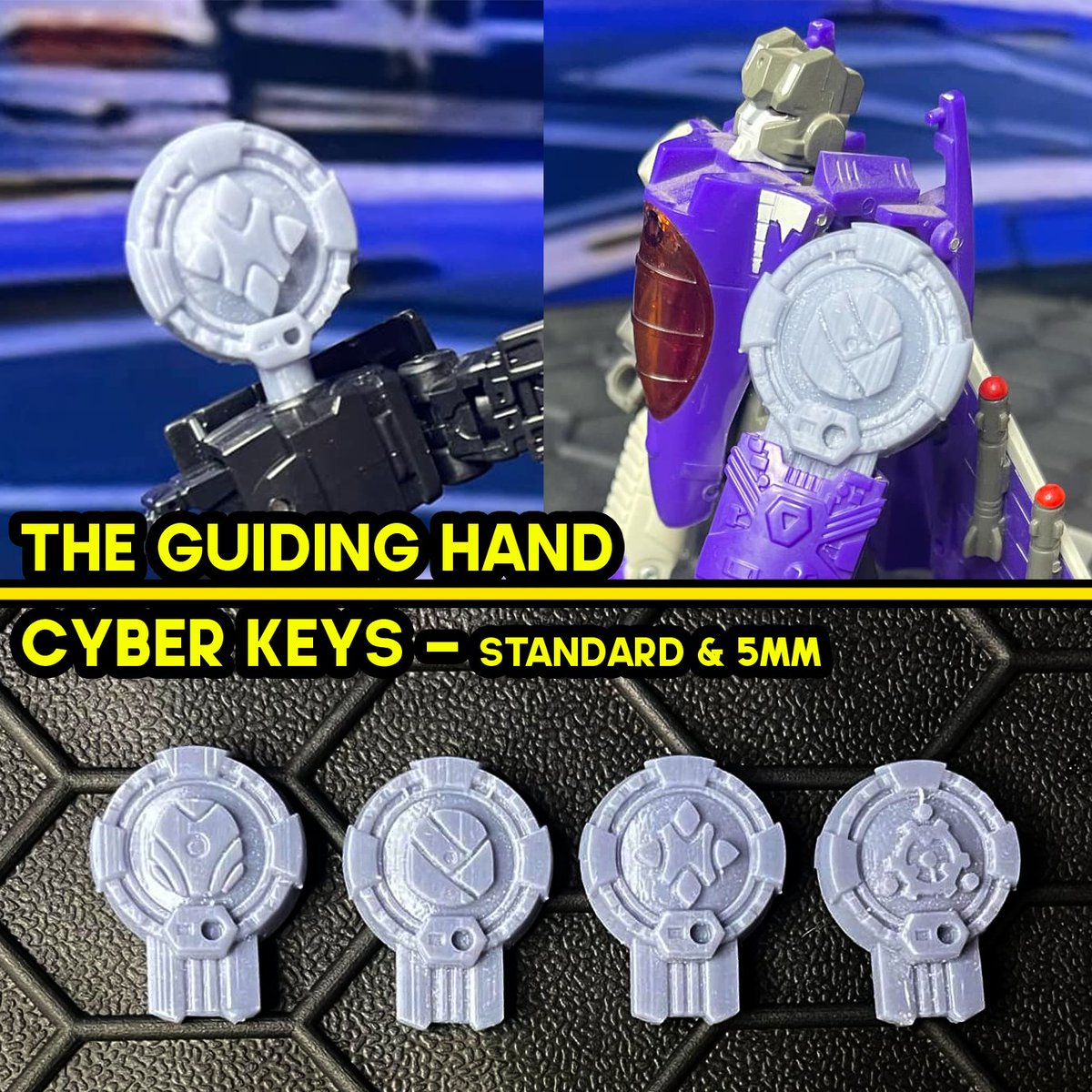 TrentTroop's tweet photo. For the #Transformers fandom, Grimlock decoy-style fig, Forged-to-Fight Ancient Tablet, #5mm #ActionMaster Prime Guns, and Guiding Hand Cyberkeys.
https://t.co/51qWPFIOJQ
#3dprinting #cults3d https://t.co/eFhNijaMy2