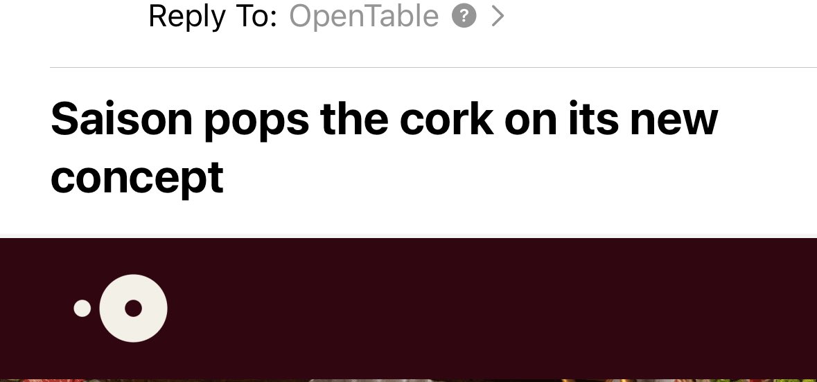 splon's tweet image. Can I ask @OpenTable why someone who lives in Houston and hasn’t been in San Francisco for several years and it isn’t on my profile - still get emails almost every day about restaurants in San Francisco? Waste of “marketing” and my time?