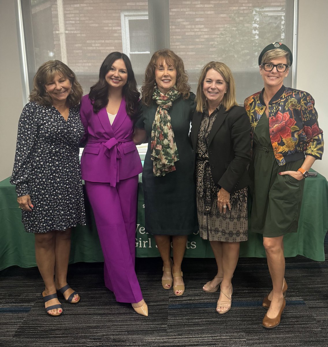 RachelRoberts's tweet photo. Had the best time speaking on a fantastic female leadership panel for the Girls Scouts of Wilderness Road this afternoon. Any excuse to don out my old scout beret and earn a badge! https://t.co/Bd3iS6iqQL