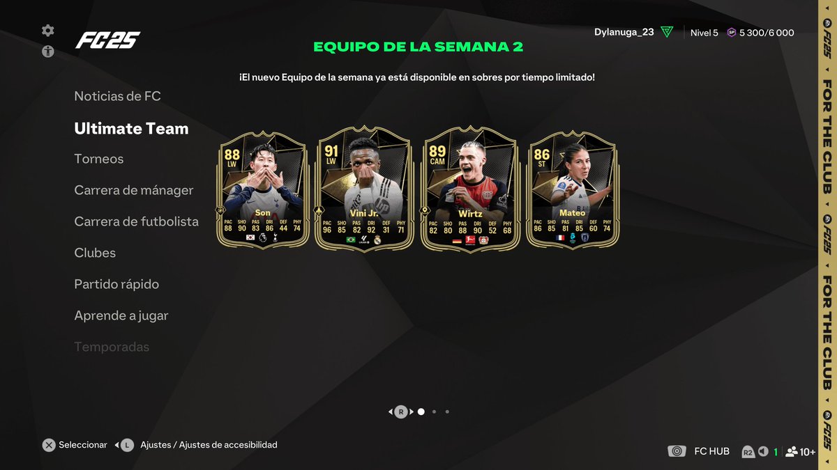 Ya con ea fc 25, vámonos por partes como dice el descuartizador.

Muchas gracias a <a href="/Clausinho10/">Clausinho</a> por la dinámica y por seguir subiendo vídeos casi a diario de fc en este 2025.
También agradecer a <a href="/LotienesHOY/">Elige tu Videojuego y lo tienes ¡HOY!</a> por el juego, llegó sin problemas y descubrí una buena tienda juegos ps5