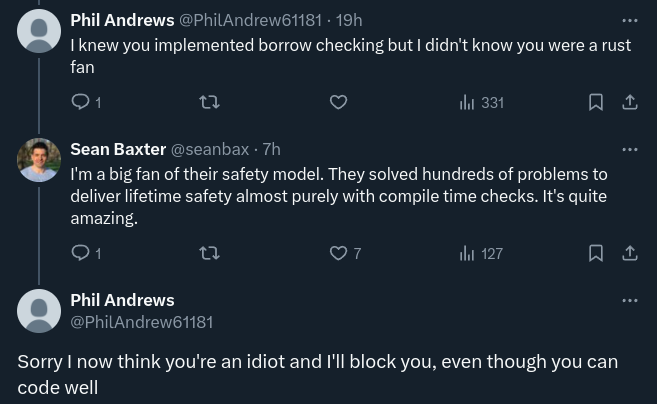 Sean Baxter tweet media