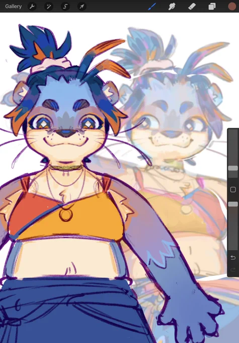 Mann ref sheets are hard to draw 