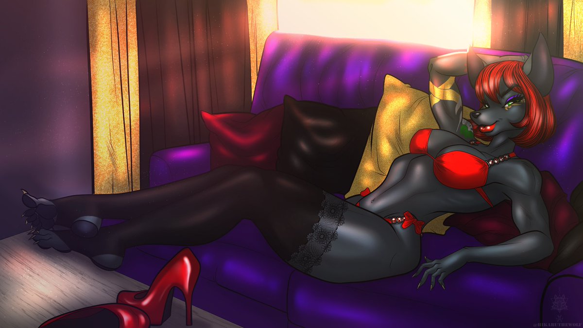 StickystoneArts's tweet photo. Another lovely piece by @HikaruTheWolf Immediately made it my background screen the moment I got it!

#AnubianJackal #Jackal #Furry #furryartwork #Nuru #Nuru_Oseye #RedBra #Thighhighs #furrydrawing #anthroart #Anthropomorphic https://t.co/lCbI6S1mBf