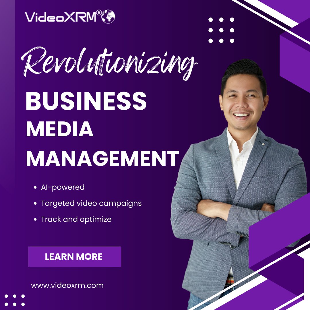 Revolutionizing Business Media Management: Discover the future of media management with <a href="/VideoXRM/">VideoXRM</a>’s AI-powered platform. cutt.ly/EeRUGTxS #AI #BusinessMedia