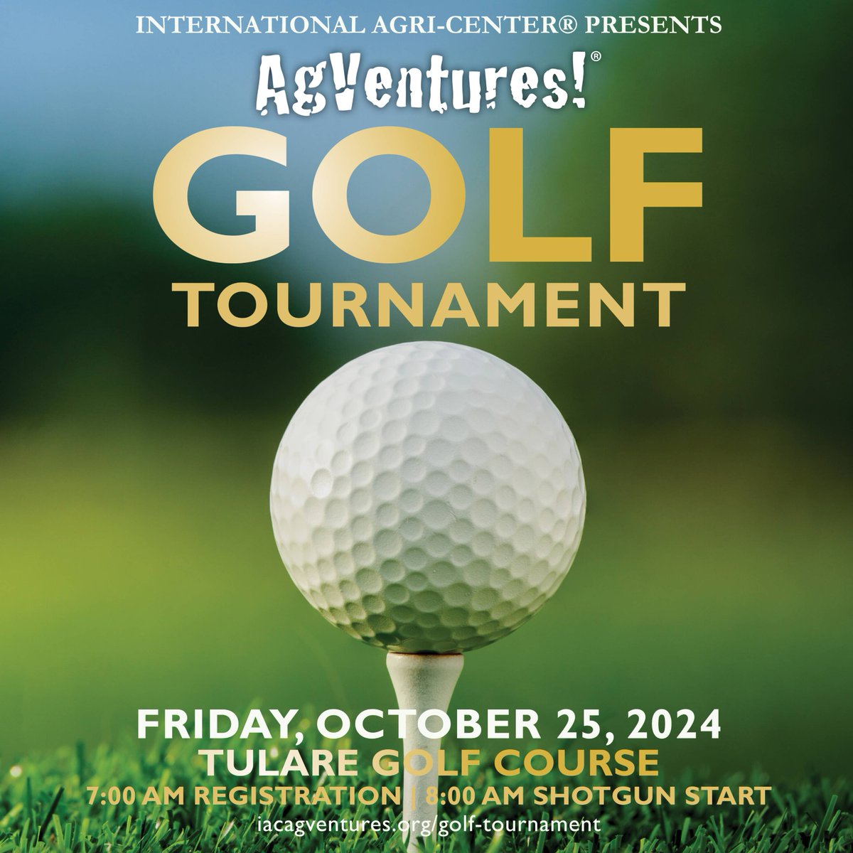 AgVenturesIAC's tweet photo. Join us for a round! We are still looking for teams to play in our annual AgVentures!® Golf tournament on Friday, October 25. 

For more information and to register for the tournament, please visit: https://t.co/4ueR3xU8Ov https://t.co/9RGOw71uKY