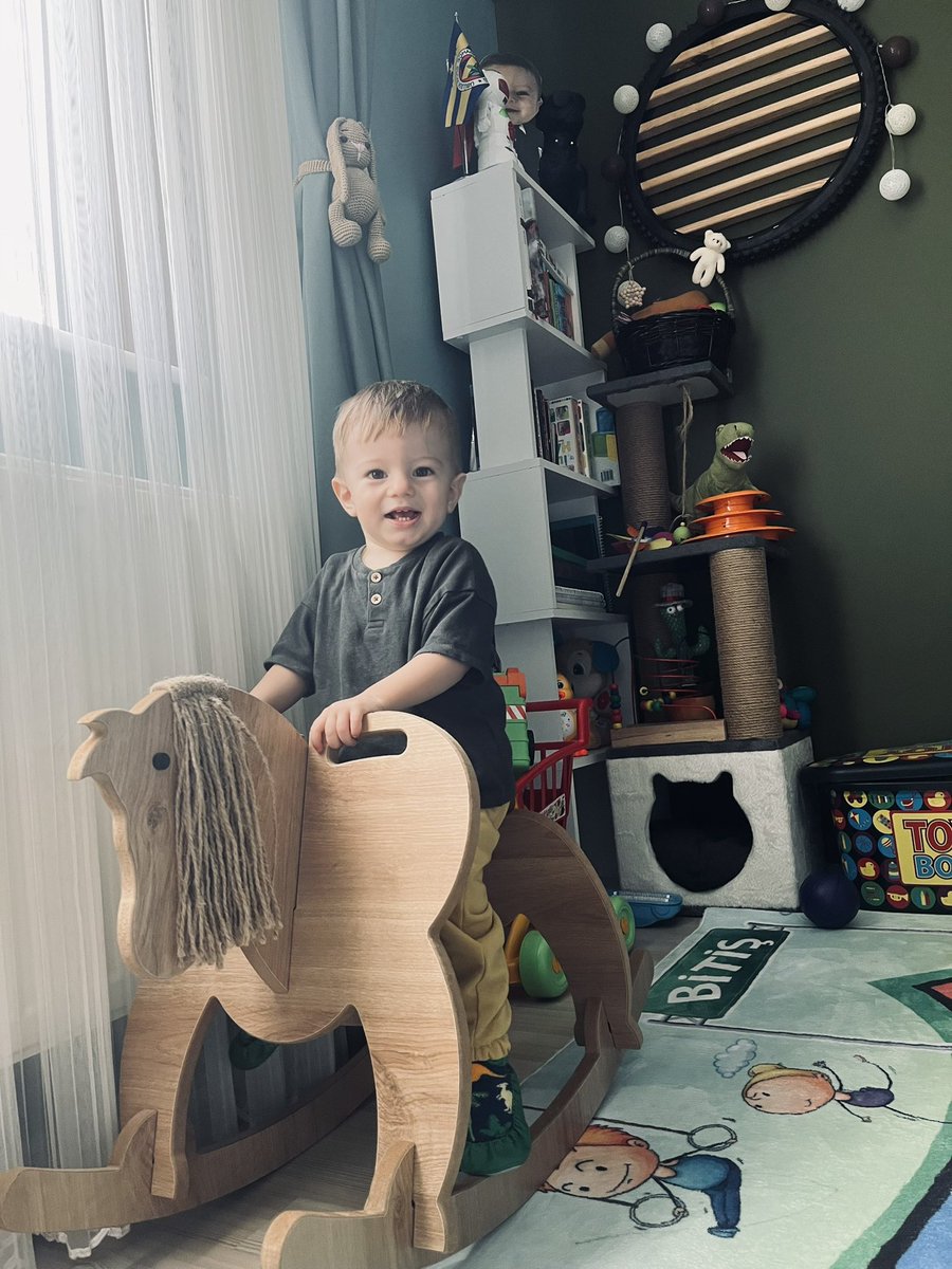 Ahşap atlı prensim 🐴❤️