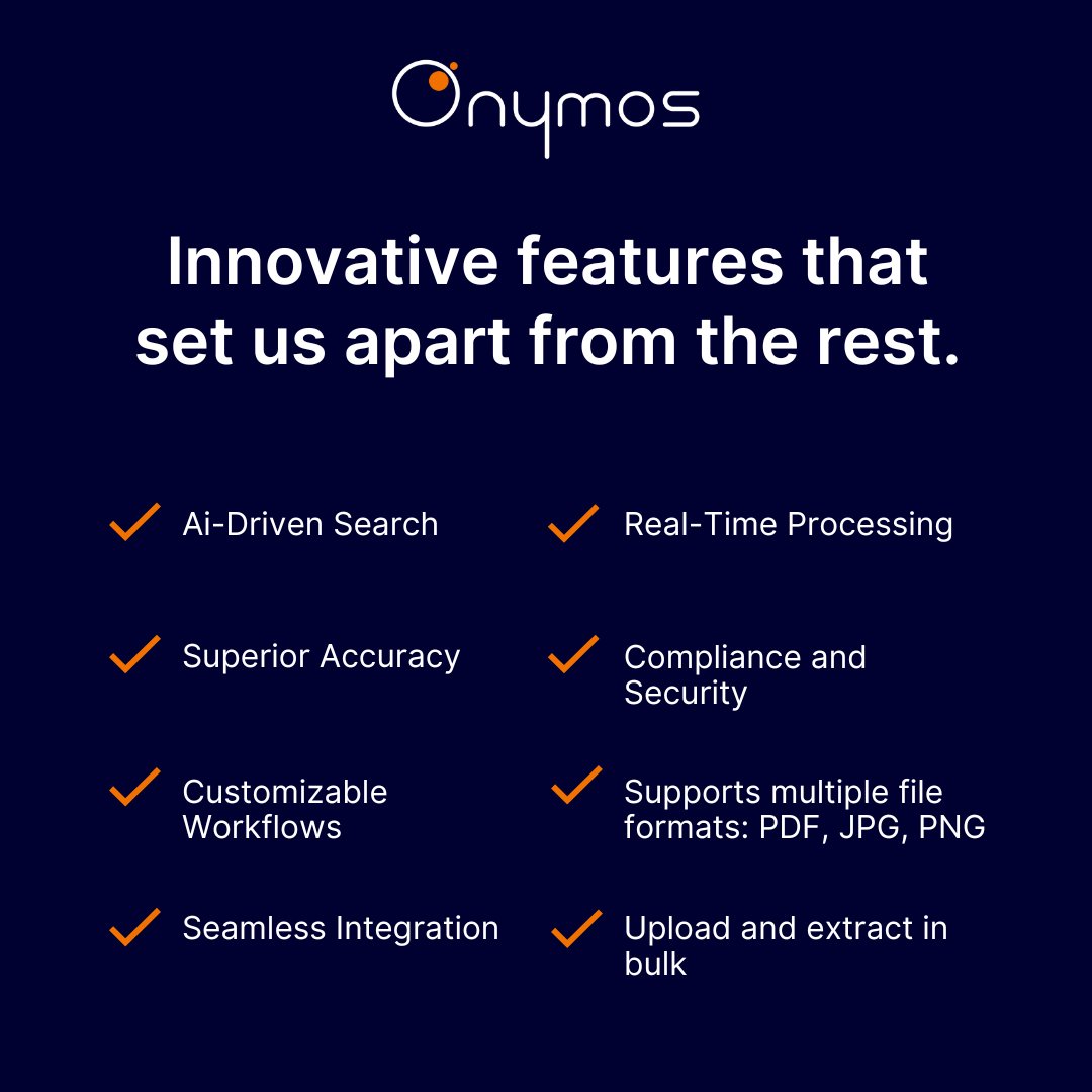 onymos's tweet image. Onymos DocKnow is changing how healthcare leaders handle documents 📄
It’s simplifying workflows across the industry. From mobile uploads to customizable setups, it's built for security, speed, and efficiency.
Free demo: onymos.com/try-onymos/
#AI #Automation #DocProcessing