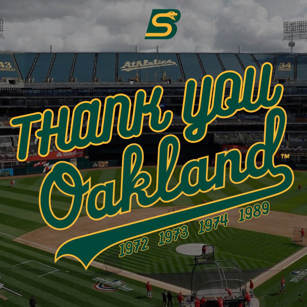 BooominSports's tweet photo. An emotional scene at the Coliseum as Oakland says goodbye to the A’s one last time

Our hearts are with you today, Oakland.

#OaklandAs #OaklandForever #MLB https://t.co/1lG8YX1hjw