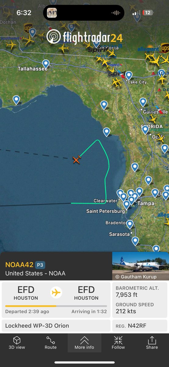 Everytime i see this i always wonder to myself what kind of looks the guy that first said "i think we should fly a large airplane into a hurricane" would have gotten 😆😬
