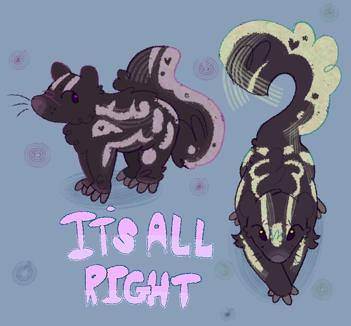 muriel_wallows's tweet photo. i love you, spotted skunks https://t.co/1Ww4MBObiw